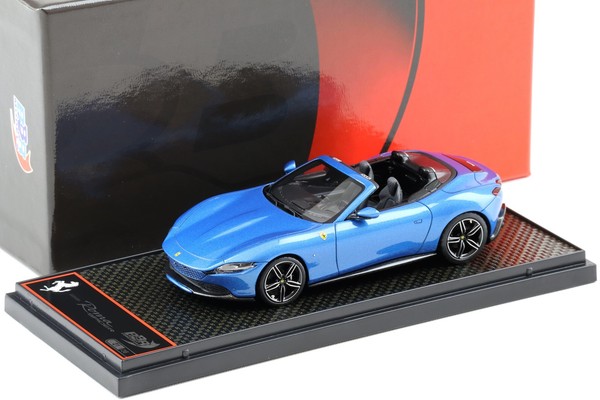 1:43 Bbr Ferrari Roma Spider Blue Corsa Blue Metallic - Limited 36 Pcs.-image