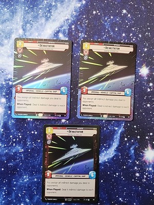 Devastator - Hunting the Rebellion 2 Hyperspace Foil & 1 Foil Jump Lightspeed 