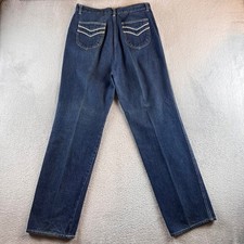 Vintage 80s Sears High Waisted Straight Leg Jeans Womens 29x30 Blue 100 Cotton