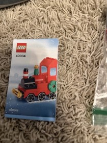 LEGO Seasonal Christmas Train 40034 Retired 100% Complete