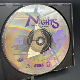 Nights Into Dreams... (Sega Saturn, 1996) CD CASE; NO MANUAL PRISTINE CONDITION