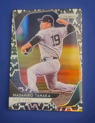 Masahiro Tanaka 2020 Mlb Panini Prizm Snakeskin Numbered 3 of 50