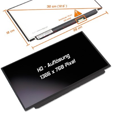 12,5'' LED Display matt passend für Lenovo FRU PN:00HN839 IPS WXGA HD 1366x768