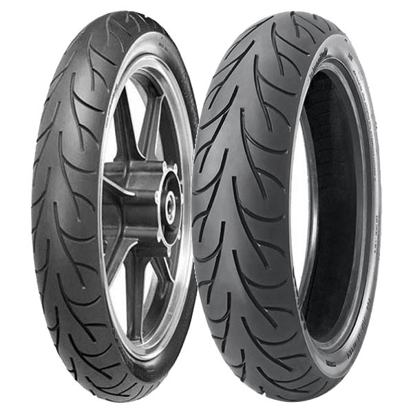 TYRE PAIR CONTINENTAL 110/90-18 61H + 130/90-17 68H GO!