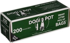 DogiPot 1402 Disposable Pet Waste Bags 400 Bags PACK OF 2
