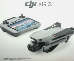 DJI Air 3S Fly More Combo+RC 2 Controller Dual Camera 3 Battery 4K Drone(NEW)