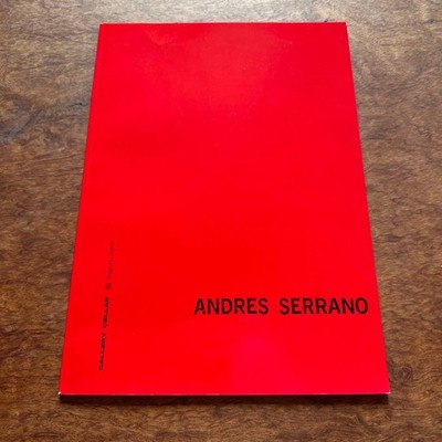 Andres Serrano Catalog Gallery Cellar 1990 Exhibition Collection
