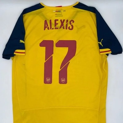Alexis Sanchez #17 Arsenal 2014/2015 Away ORIGINAL Puma Rare Soccer Jersey (L)