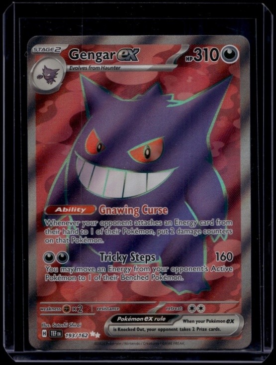 Pokemon TCG Gengar ex 193/162 Temporal Forces Ultra Rare NM B