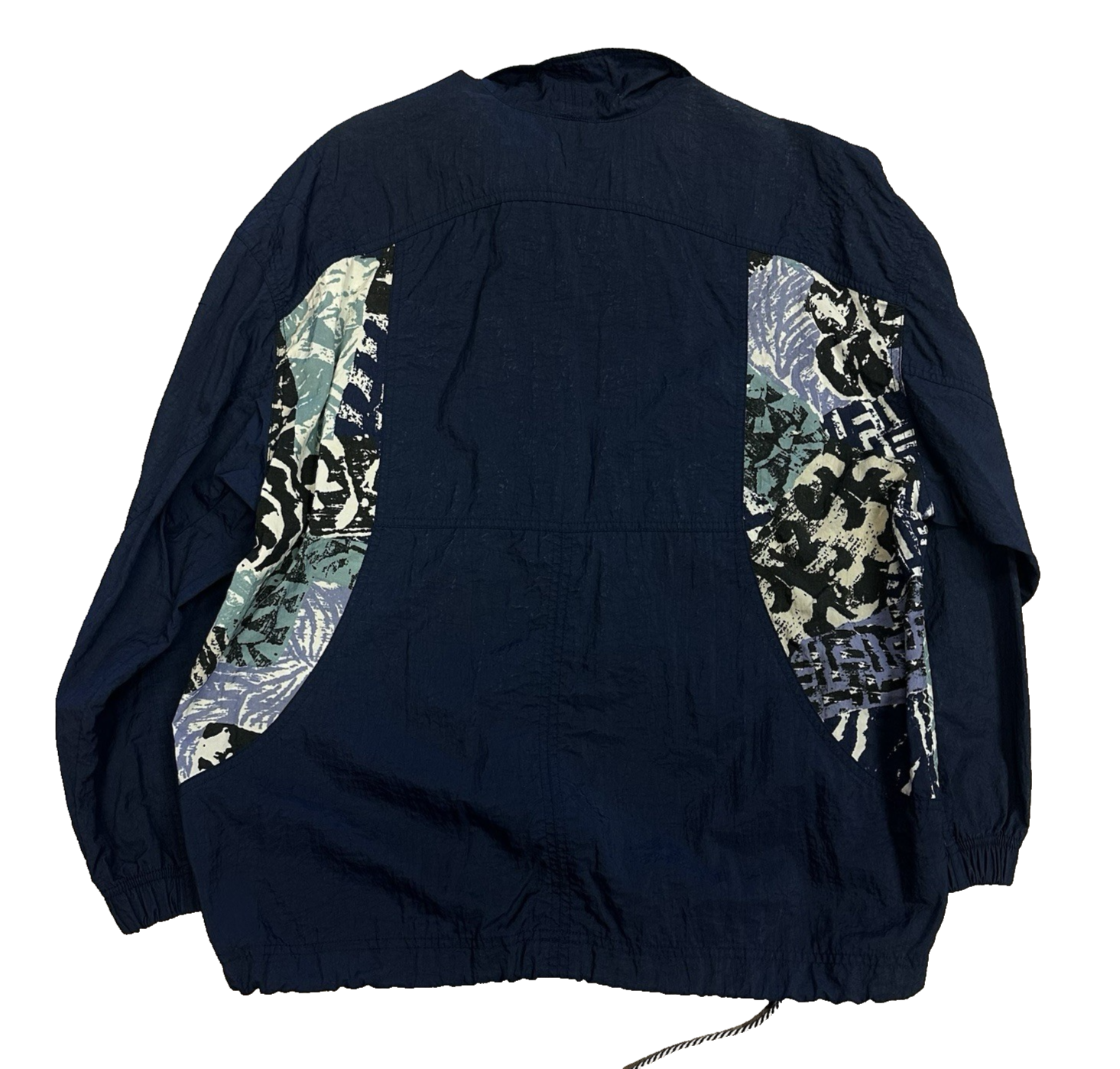 SACAI X NIKE Giacca a vento vintage Nike blu 1 2 zip floreale taglia donna M bianca etichetta H20