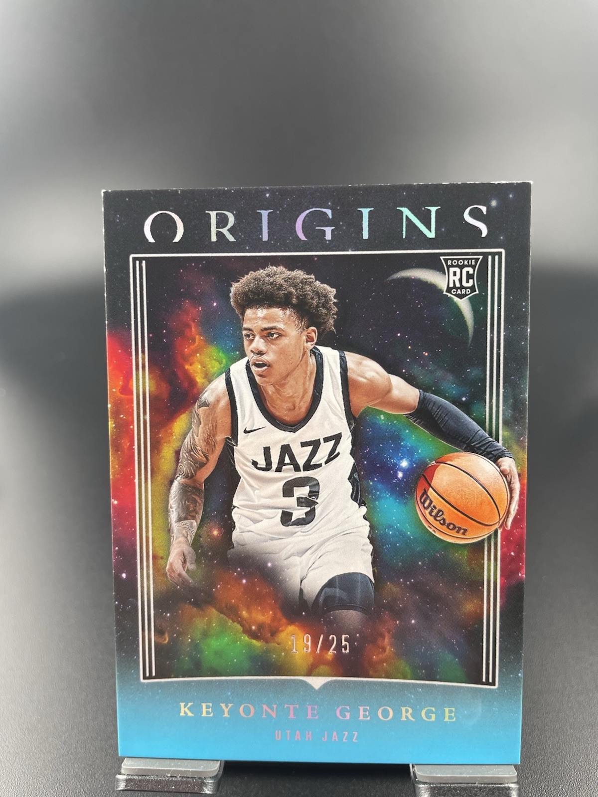 2023-24 Panini Origins Keyonte George #80 Turquoise /25 (RC)