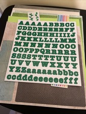 Creative Memories Letters Plus Stickers Scrapbook Paper