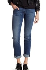 HUDSON Nico Mid-Rise Super Skinny Rolled Crop Jeans 31