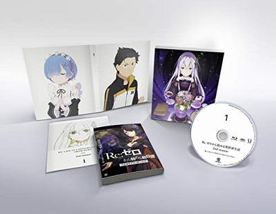Re:Zero Starting Life in Another World 2nd season Vol.1 DVD Japan New Novel 25