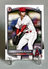 George Klassen 2025 Bowman Prospects 1st #BP-63 Los Angeles Angels