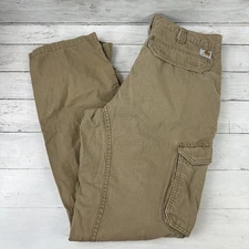 Carhartt Force Cargo Pants Mens 34x34 Brown utility Workwear grunge Casual