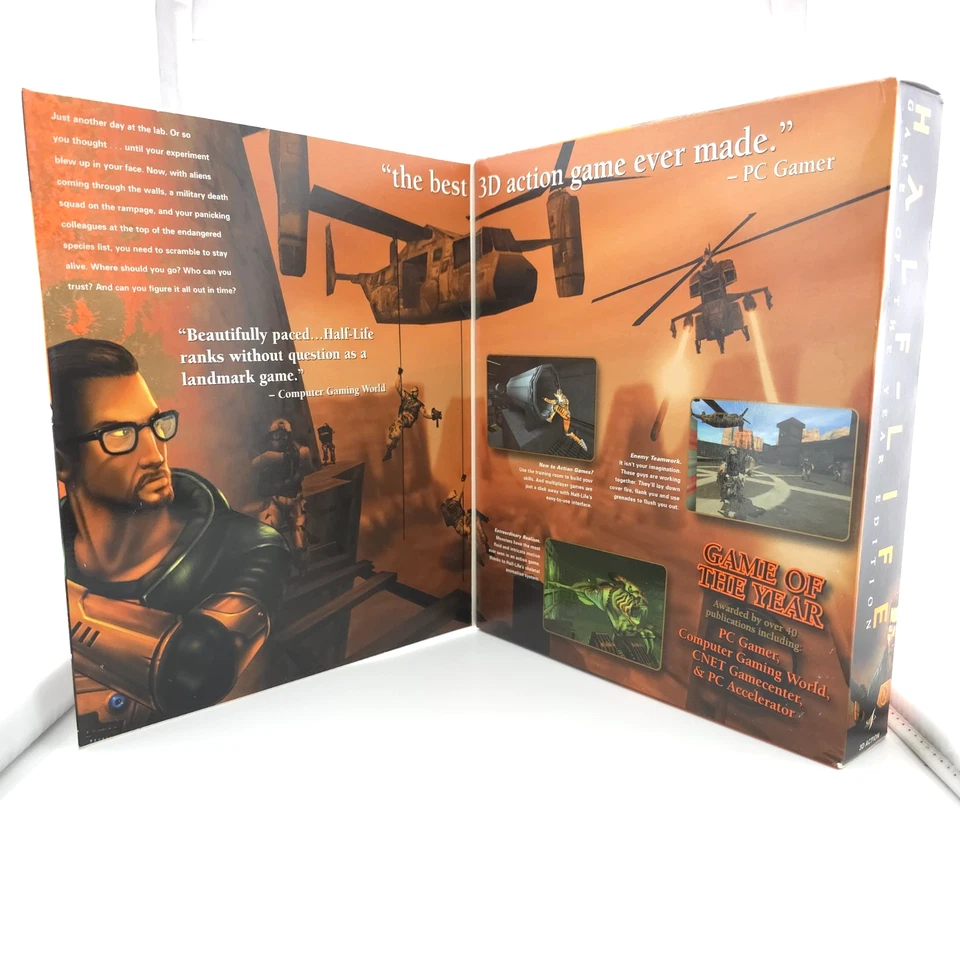 Half-Life: Game of the Year Edition, 1999, Big Box, New & Sealed - Image 4 of 4