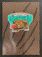 1994-95 NBA Hoops Vancouver Grizzlies Team Logo Basketball Card Skybox #419