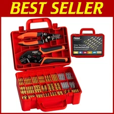 Crimping Tool with Wire Stripper and Spade Connectors