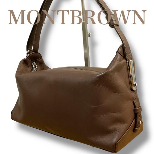 Montblanc Star Charm Shoulder Bag Leather Brown Silver Color From Japan - Foto 2 di 24