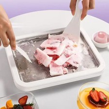 Ice Cream Maker Yogurt Frozen Pan Mini Fried Machine Rolled Homemade Cold Sweet