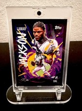 2025 Topps Chrome Football Lamar Jackson Ultra Violet Case Hit UV-11 Ravens 10
