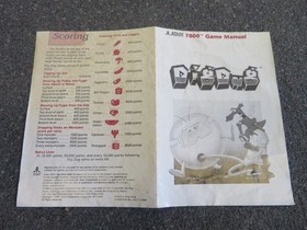 8 Atari 2600/7800 Manual Lot with 5 Warranty Card & Prosystem Owner Manual