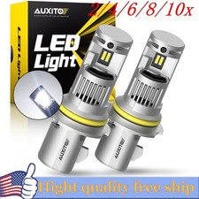 2/4X AUXITO 9004 HB1 Canbus LED Headlight Conversion Hi/Lo Beam bulb Error Free