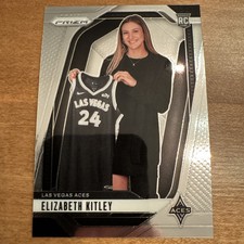 ELIZABETH KITLEY RC 2024 Panini Prizm WNBA Base Photo Variation #140 Aces Rookie