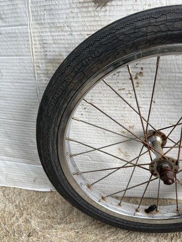 Vintage 16" Schwinn Pixie Stingray Front S7 Wheel And Tire 16 x 1-3/4" - Picture 5 of 15