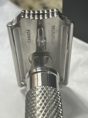 Razorock Recurve 80 (RC80) safety razor - used once - mint in box