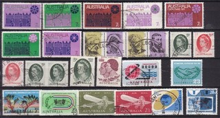 AUSTRALIA COMMEMORATIVES SETS INC IMPERF PAIR USED