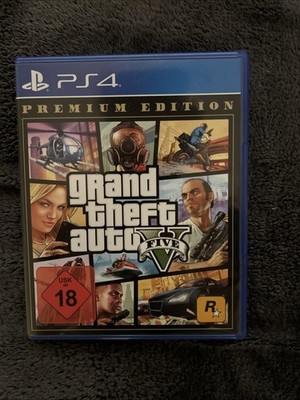 PS4 Spiel Grand Theft Auto V Premium Edition   Top Zustand   wie neu