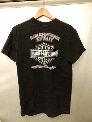 Harley Davidson Women's MED Short Sleeve TEE shirt KUWAIT ( GREAT SHAPE )