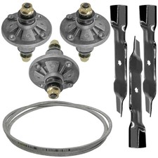 Deck Spindle Blade Belt Kit for John Deere 145 155C D140 D150 D160 LA130 LA140