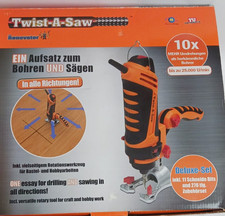 Twist-A-Saw Renovator | Deluxe Kit mit 276 Teilen |Multifunktionsfräse|Neuwertig