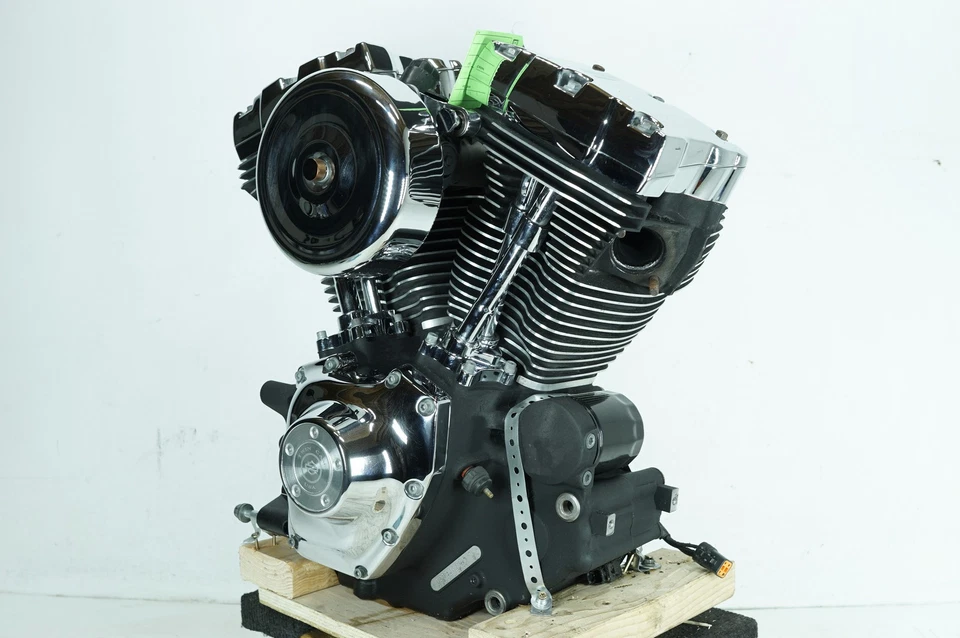 04 Harley Softail FLSTC Heritage OEM EFI Twin Cam 88 B Engine Motor 16142-04 43K Foto 4 de 4