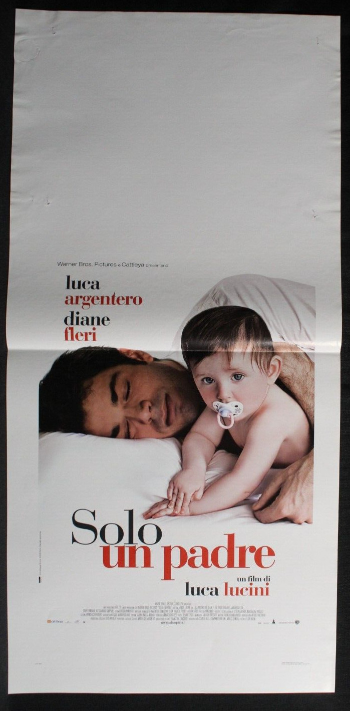 Locandina originale film Solo un padre (2008) - Regia di Luca Lucini