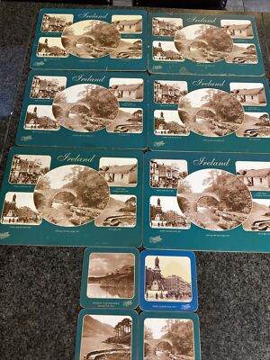 6 Francis Frith Collection Ireland Scenes Placemats Placemats w 4 Coasters