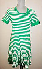 Tommy Hilfiger Grommet T-Shirt Dress Green White Heritage Stripes Size S , M