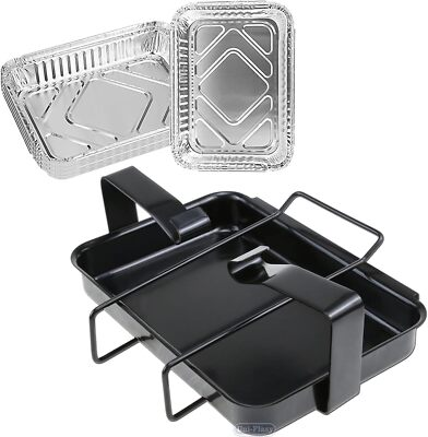 #ad #ad Uniflasy 7515 Grill Catch Pan Holder Drip Pan Grease Collection Pan $27.09