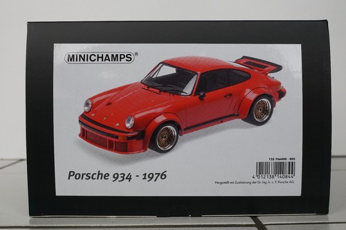Minichamps 1:12 Porsche 911 934 RSR Turbo 1976, rojo, COMO NUEVO EN EMBALAJE ORIGINAL, no 1:18 - Imagen 18 de 18
