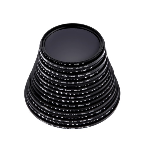 Andoer 82mm Fader Adjustable ND2 to ND400 Filter for Canon Camera E4D8 - Picture 4 of 12