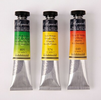 Sennelier L'Aquarelle Künstlerqualität professionelle Aquarellfarbe 10ml