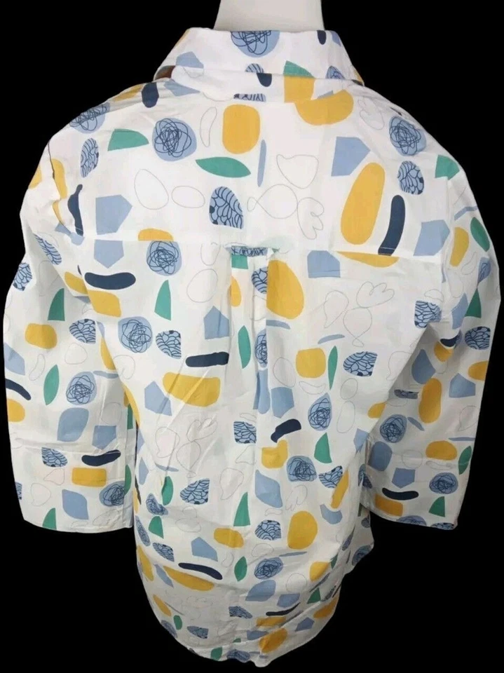 Blusa Cali Niña Talla M Botón Capas Frontales Mangas Abertura Algodón Foto 4 de 4