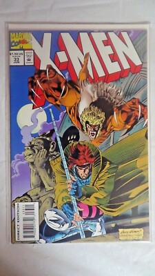 X-Men Marvel Comic. No 33, June 1994