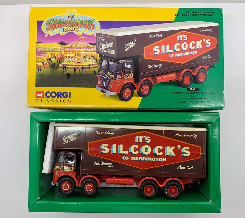 Corgi Classics No.12601 Foden Closed Pole Truck Silcocks of Warrington Diecast 1 - Image 4 of 4