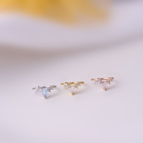 Zircon Nose Ring Ear Cartilage Hoop Piercing Septum Ring Hip Hop Body Jewelry - Picture 8 of 21