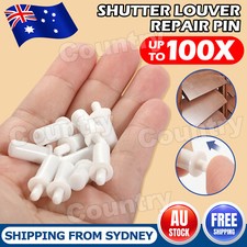 10-100X Spring Loaded Replacement Pins For Plantation Shutter Louver Repair Pin
