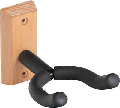 Edler Holz Gitarren Wandhalter Wandhalterung für E-Gitarre E-Bass und weitere